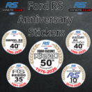 RS Anniversary Stickers